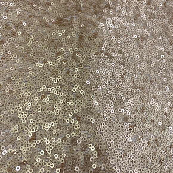 Dessy Collections 3067 Size 8 Party Elegant Rose Gold NWT Wedding Sequin Midi - Picture 9 of 12